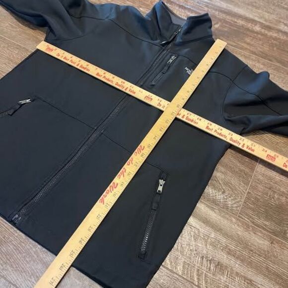 The North Face Youth XL Black Soft Shell Apex Jacket Full Zip *READ - Picture 7 of 9